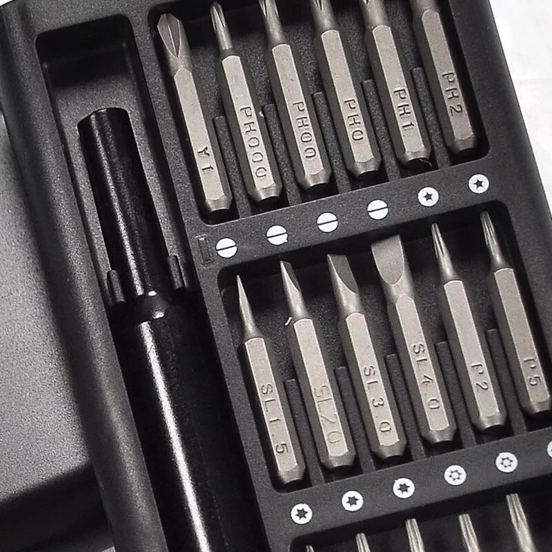 24 In 1 Precision Screwdriver Set High Quality Steel Bits Portable Durable Practical Repair Tool Kit For Electronics And Gadgets
